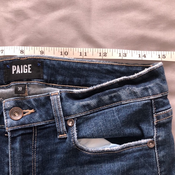 Paige Hoxton Ankle Jeans Raw Hem - Picture 8 of 8